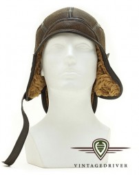 Navigator Lederhaube braun