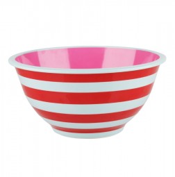 Schüssel Style Ringe rot und weiß