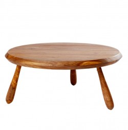 Couchtisch rund braun